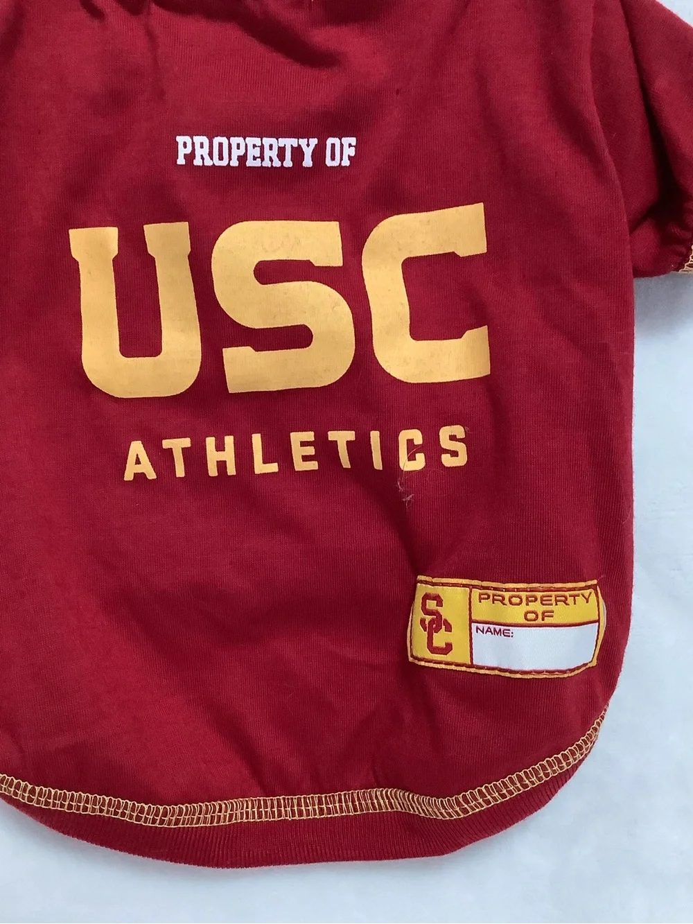 Pets First College USC Trojans Tee Shirt, Small